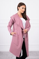 Женский темно-розовый классический свитер цена и информация | Женские кофты | pigu.lt