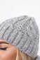 Žieminė kepurė moterims, pilka kaina ir informacija | Kepurės moterims | pigu.lt