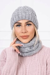Женская зимняя шапка, серая цена и информация | Женские шапки | pigu.lt