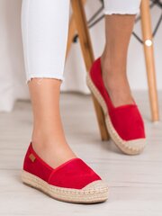 Bateliai moterims POL67355, raudoni цена и информация | Женские туфли | pigu.lt