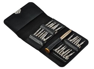 Elektroninių įrankių dėžė Screwdriver Precision Set 25in1 kaina ir informacija | Įrankių dėžės, laikikliai | pigu.lt