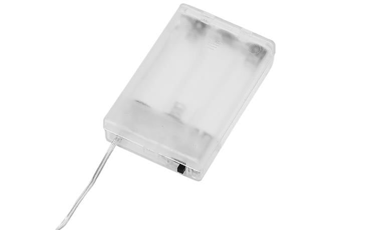 100 „Micro Led“ lempučių girlianda balta 7267 kaina
