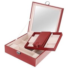 Papuošalų, laikrodžių dėžutė L Burgundy 8891 kaina ir informacija | Interjero detalės | pigu.lt