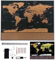 Карта мира + аксессуары 9410 цена и информация | Карты мира | pigu.lt