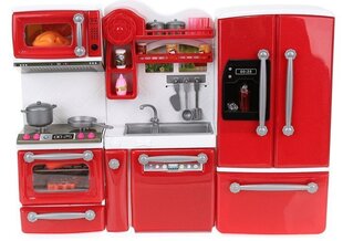 Virtuvė lėlėms Doll's Kitchen 27cm 3 moduliai 9425 / XL14133 kaina ir informacija | Žaislai mergaitėms | pigu.lt