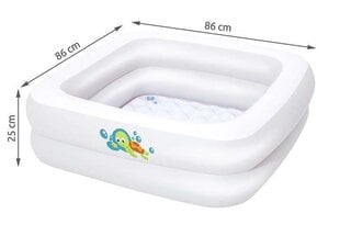 Надувной бассейн для детей Bestway 9877, белый цена и информация | Бассейны | pigu.lt