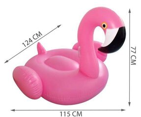 Flamingo pripučiamas čiužinys 141x135x104cm plaukimo čiužinys 10258 цена и информация | Надувные и пляжные товары | pigu.lt