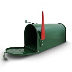 Американский почтовый ящик (зеленый) цена и информация | Почтовые ящики, номера для дома | pigu.lt