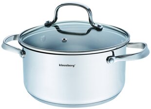 Klausberg KB-7213 puodas, 3.3 L kaina ir informacija | Puodai, greitpuodžiai | pigu.lt