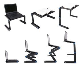 Sulankstomas nešiojamojo kompiuterio staliukas Producent kaina ir informacija | Kompiuteriniai, rašomieji stalai | pigu.lt