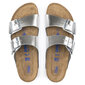 Šlepetės Birkenstock Arizona NL SFB Metallic Silver kaina ir informacija | Šlepetės moterims | pigu.lt