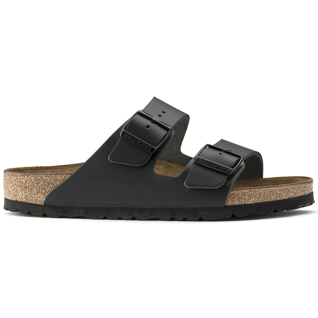 Birkenstock vyriškos juodos šlepetės Arizona NL Black цена и информация | Vyriškos šlepetės, basutės | pigu.lt