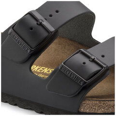 Birkenstock vyriškos juodos šlepetės Arizona NL Black kaina ir informacija | Vyriškos šlepetės, basutės | pigu.lt