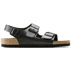 Birkenstock vyriškos juodos šlepetės Milano NL Black kaina ir informacija | Vyriškos šlepetės, basutės | pigu.lt