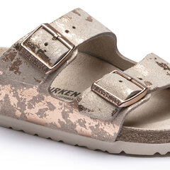 Šlepetės Birkenstock Arizona VL Vintage Metallic Rose Copper цена и информация | Комнатные тапки женские | pigu.lt