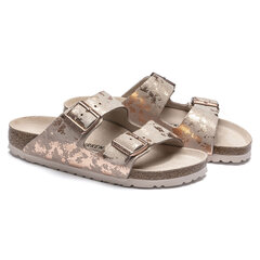 Šlepetės Birkenstock Arizona VL Vintage Metallic Rose Copper kaina ir informacija | Šlepetės moterims | pigu.lt