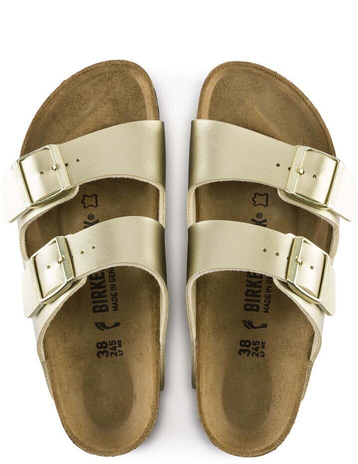 Šlepetės moterims Birkenstock Arizona BS, auksinės kaina ir informacija | Šlepetės moterims | pigu.lt