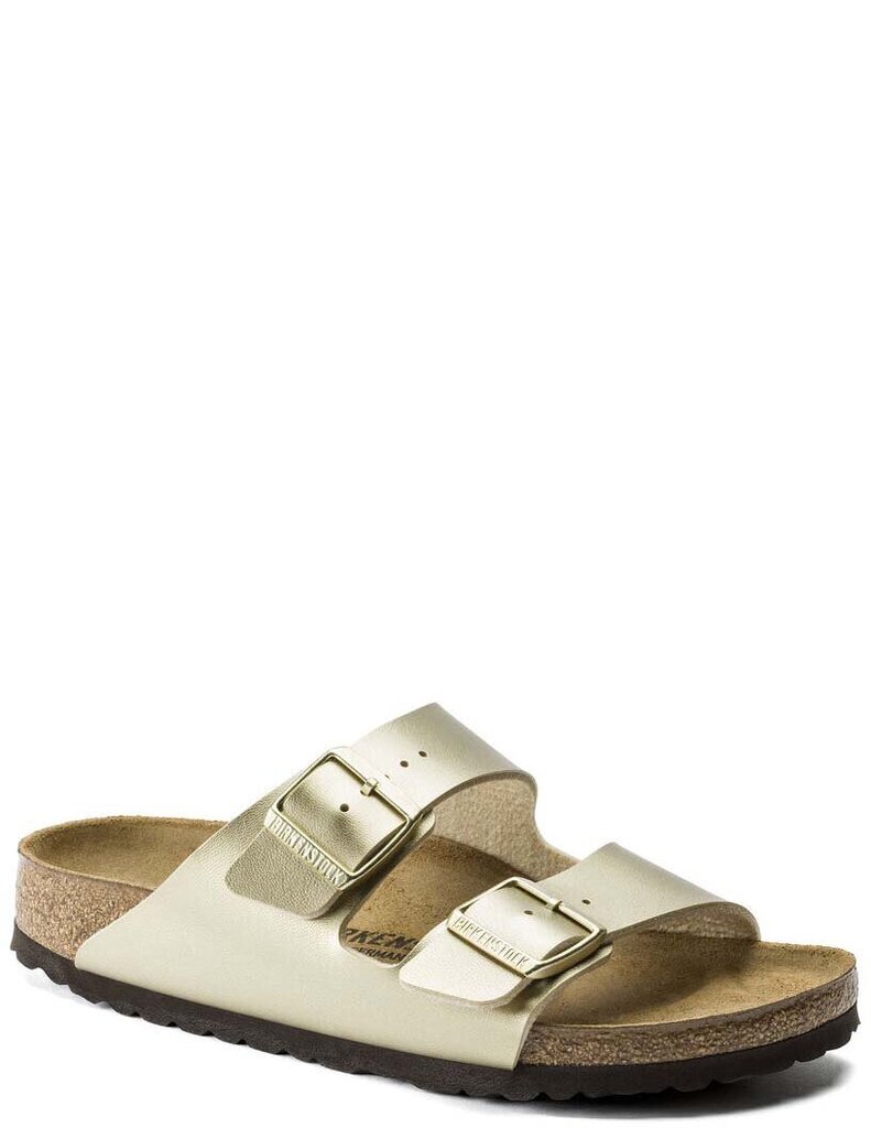 Šlepetės moterims Birkenstock Arizona BS, auksinės цена и информация | Šlepetės moterims | pigu.lt