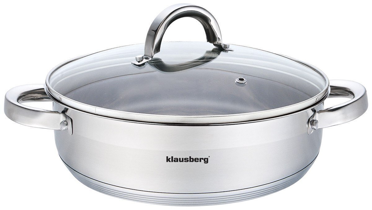 Klausberg KB-7173 puodas, 4.5 L цена и информация | Puodai, greitpuodžiai | pigu.lt