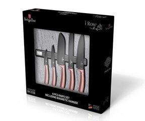Набор ножей Berlinger Haus, 5 частей, черный / медь цена и информация | Ножи и аксессуары для них | pigu.lt