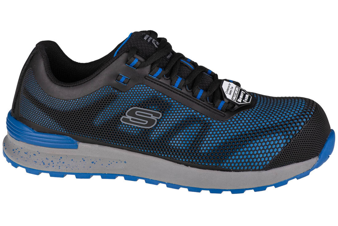 Kedai vyrams Skechers Bulklin-Lyndale 77180EC-BLU, mėlyni цена и информация | Kedai vyrams | pigu.lt