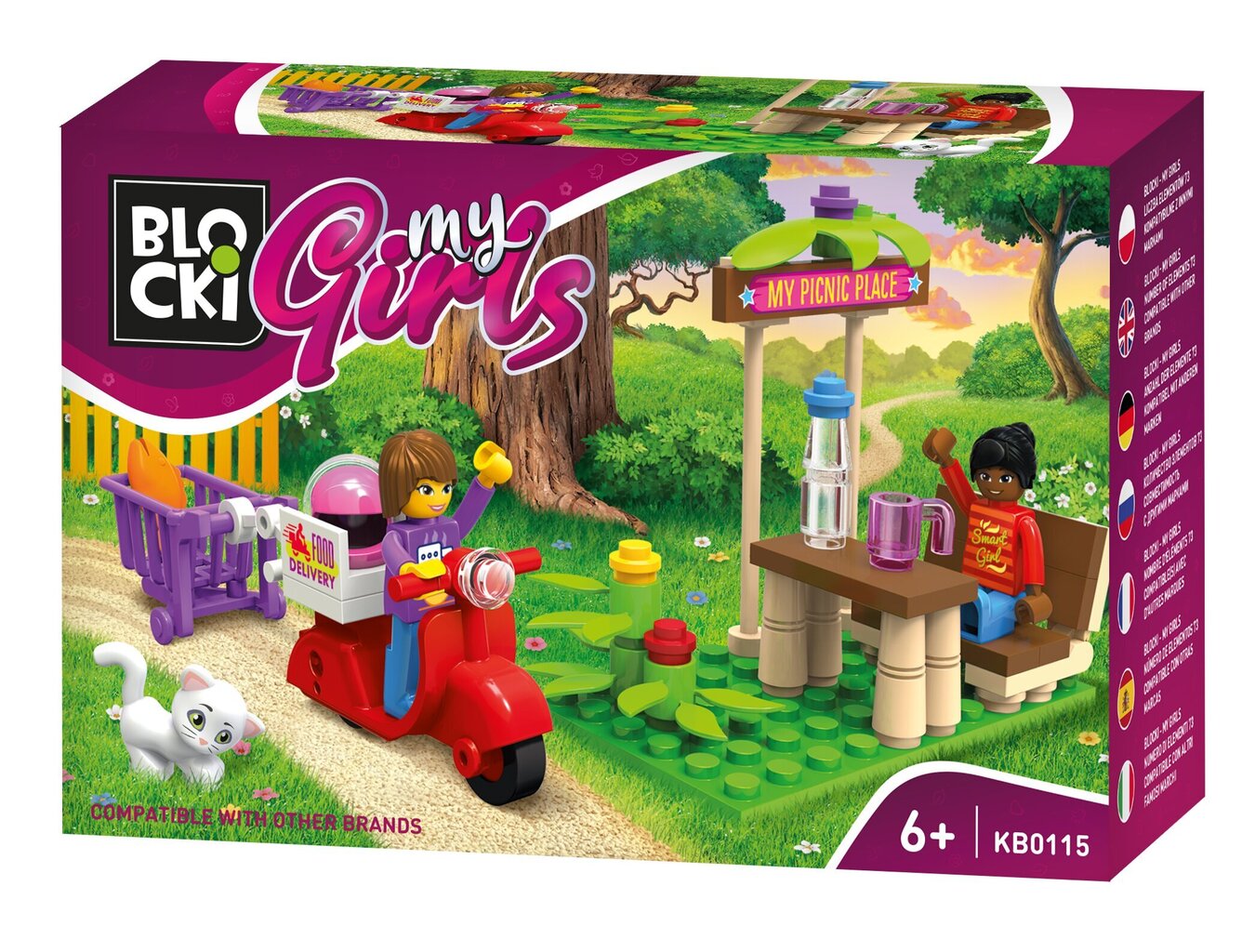 Конструктор Blocki MyGirls Summer Picnic, KB0115, 73шт. цена | pigu.lt