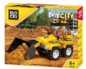 Конструктор Blocki MyCity Mini Bulldozer KB0230, 88шт. цена и информация | Конструкторы и кубики | pigu.lt