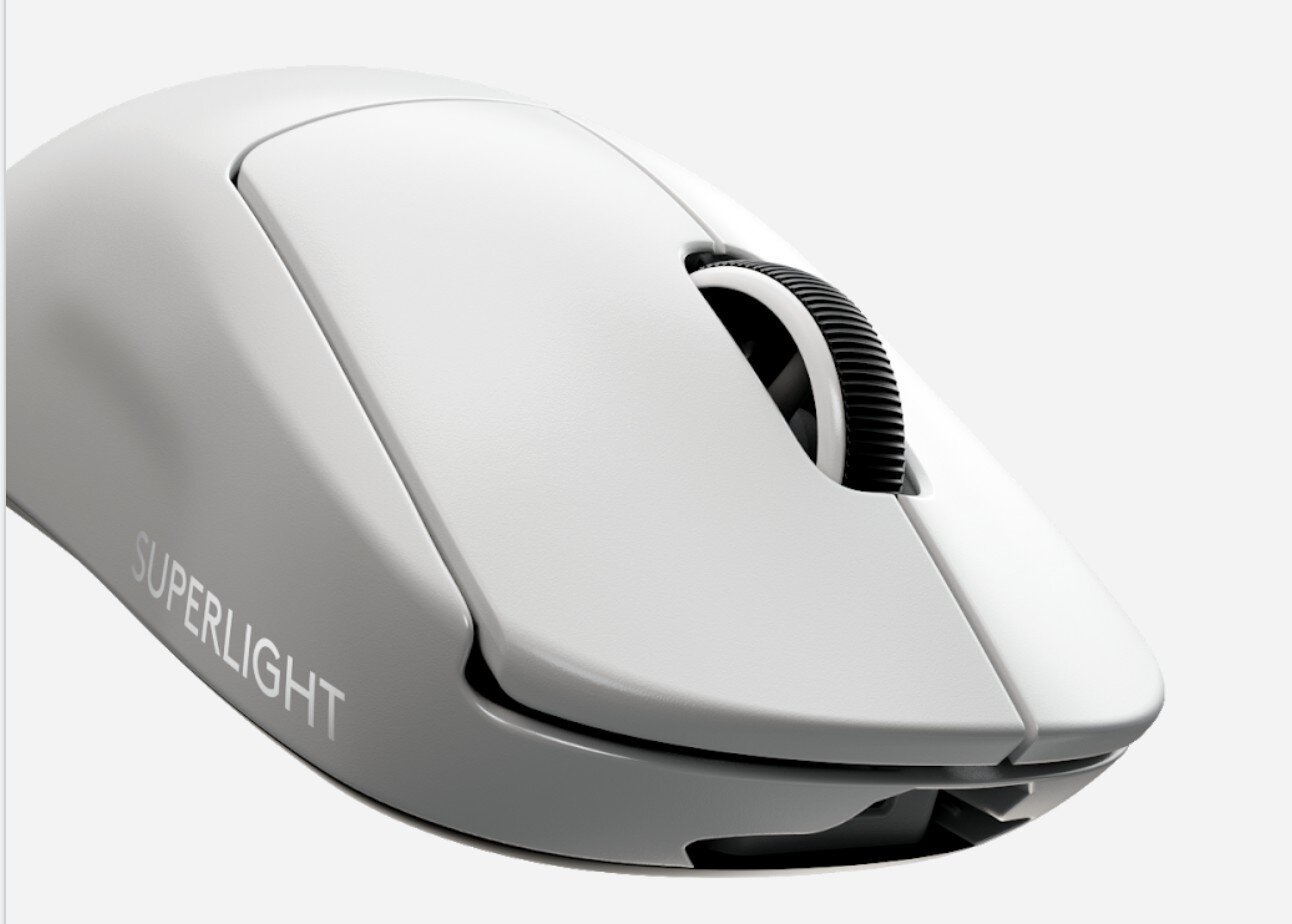 Logitech G Pro X SuperLight White (baltas) цена и информация | Pelės | pigu.lt