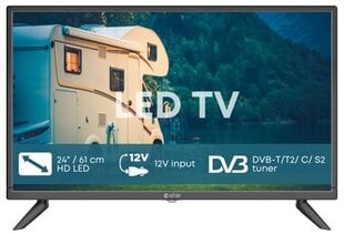 eSTAR LED TV 24"/61cm LEDTV24D5T2 Black Black kaina ir informacija | Televizoriai | pigu.lt