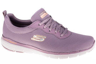 Sportiniai batai moterims Skechers Flex Appeal 3.0 W 13070, violetiniai kaina ir informacija | Sportiniai bateliai, kedai moterims | pigu.lt