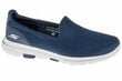 Laisvalaikio batai moterims Skechers Go Walk 5 15901-NVW, mėlyni цена и информация | Sportiniai bateliai, kedai moterims | pigu.lt