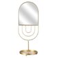 Aukso spalvos bižuterijos stovas su veidrodžiu 41cm цена и информация | Veidrodžiai | pigu.lt