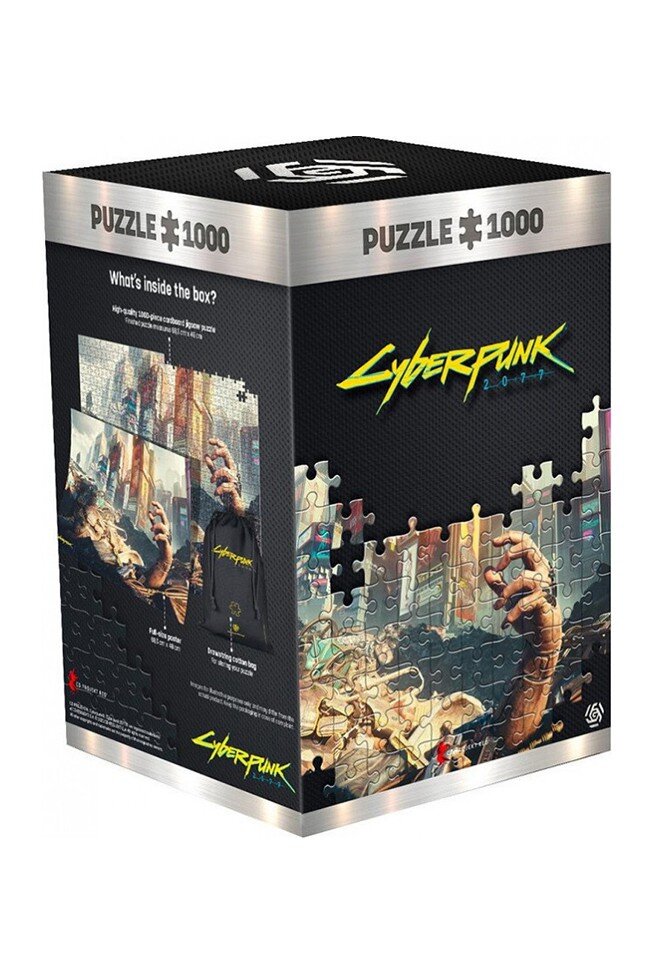 Dėlionė Cyberpunk 2077: Hand, 1000 d. kaina ir informacija | Dėlionės (puzzle) | pigu.lt