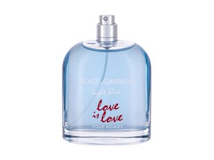 Tualetinis vanduo Dolce & Gabbana Light Blue Love Is Love Pour Homme EDT vyrams, 125 ml цена и информация | Мужские духи | pigu.lt