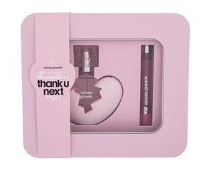 Rinkinys Ariana Grande Thank U Next: EDP moterims 30 ml + EDP moterims 10 ml kaina ir informacija | Kvepalai moterims | pigu.lt