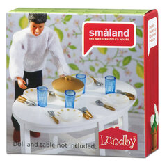 Набор посуды Lundby цена и информация | Игрушки для девочек | pigu.lt