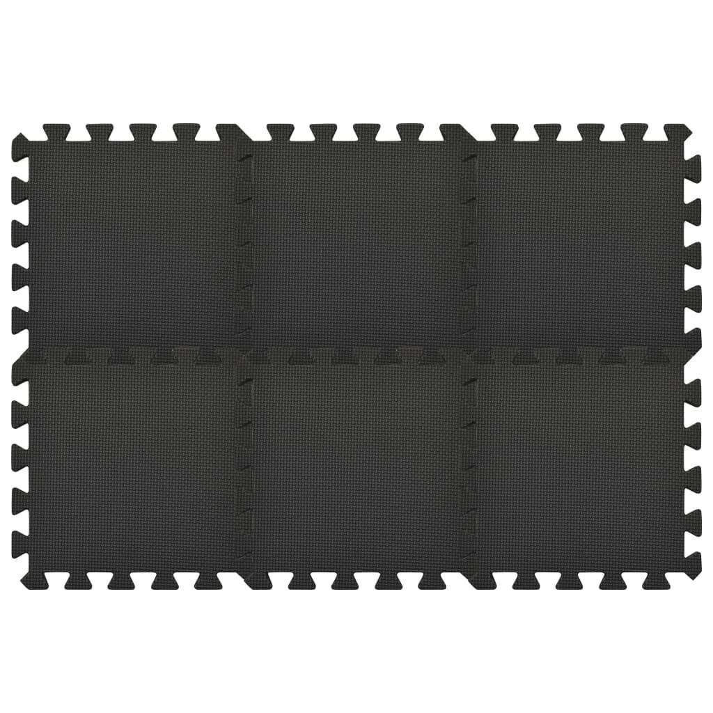 Kilimėliai, juodi, 54 vnt. kaina ir informacija | Terasos grindys | pigu.lt