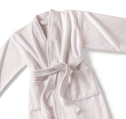 Халат белый,махровый,без воротника XXXL цена и информация | Мужские халаты, пижамы | pigu.lt