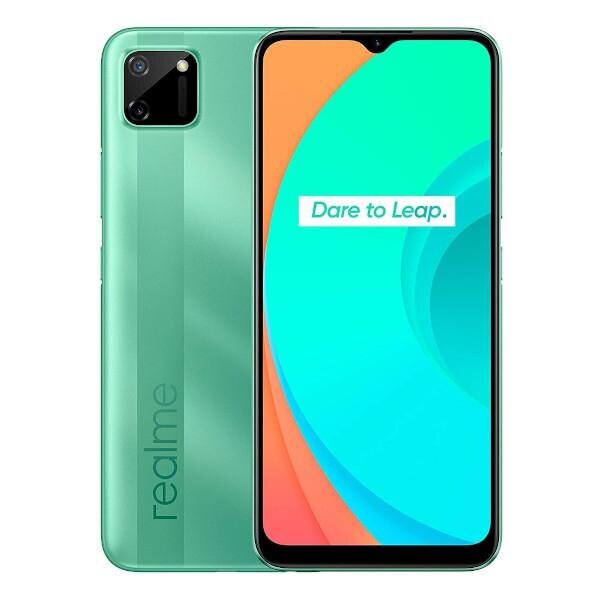 Realme C11, 32GB, Dual SIM, Green цена и информация | Mobilieji telefonai | pigu.lt