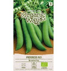 Горох морщинистый Progress N.9 Organic Way 8,0 g цена и информация | Семена овощей, ягод | pigu.lt