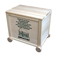 Деревянный конструктор Walachia Vario ящик, 450 дет. цена и информация | Конструкторы и кубики | pigu.lt