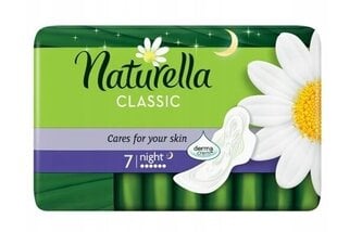 Higieniniai paketai Naturella Classic, Night Maxi, 7 vnt. kaina ir informacija | Tamponai, higieniniai paketai, įklotai | pigu.lt