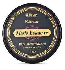 Nerafinuotas kakavos sviestas MyVita, 100g kaina ir informacija | Kūno kremai, losjonai | pigu.lt