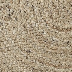 Apvalus džiuto kilimėlis Jute Rond 80cm цена и информация | Придверные коврики | pigu.lt