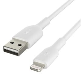 USB кабель Belkin Boost Charge USB-A to Lightning 1m белый цена и информация | Кабели для телефонов | pigu.lt