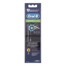 Насадка для зубной щетки Braun Oral-B EB50-8 Cross Action Black, 2 шт. цена и информация | Насадки для электрических зубных щеток | pigu.lt