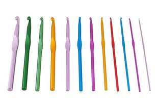 Nėrimo vąšelių rinkinys Crochet Hooks Set, 12 vnt. kaina ir informacija | Nėrimo priemonės | pigu.lt