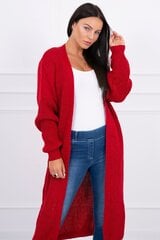Kardiganas moterims, raudonas kaina ir informacija | Megztiniai moterims | pigu.lt