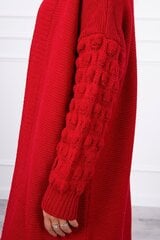 Kardiganas moterims, raudonas kaina ir informacija | Megztiniai moterims | pigu.lt