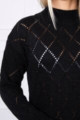 Женский черно-бежевый свитер цена и информация | Женские кофты | pigu.lt